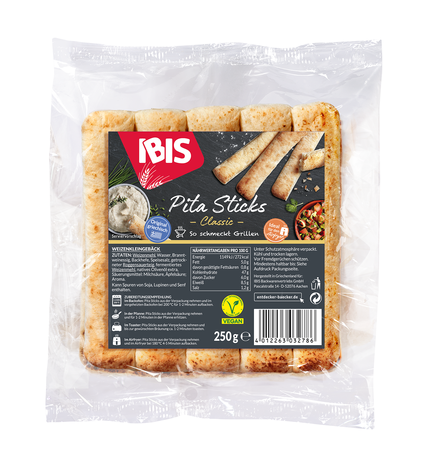 Packshot Pita Sticks