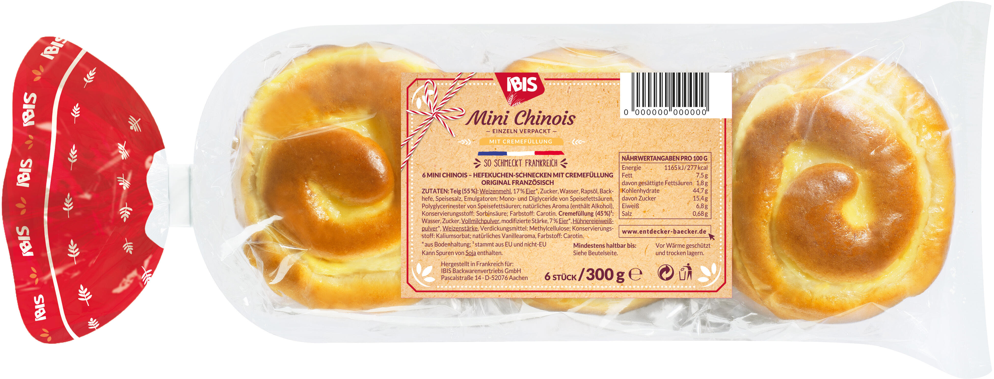 Packshot Mini Chinois mit Cremefüllung