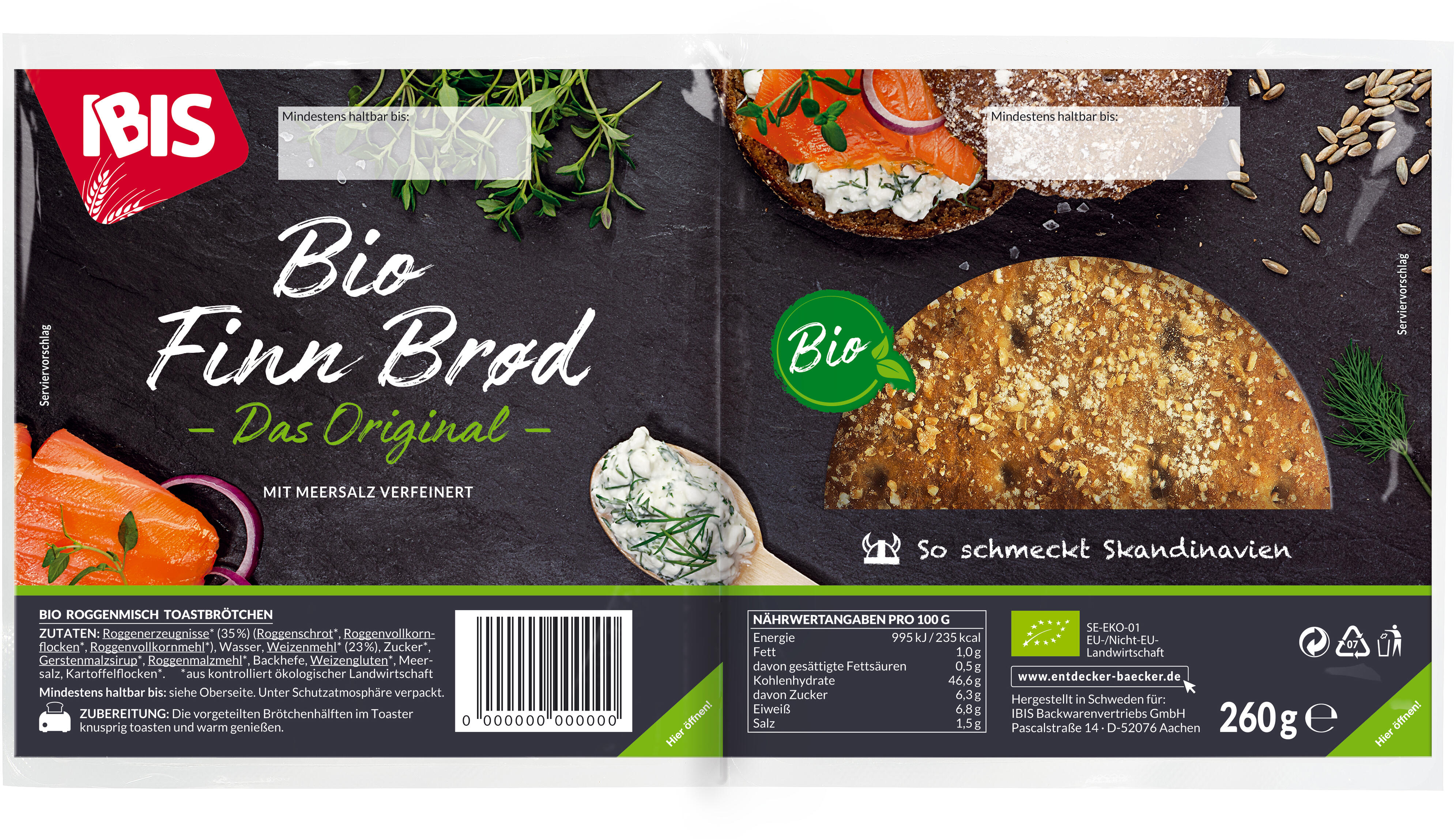 Packung Bio Finn Brød