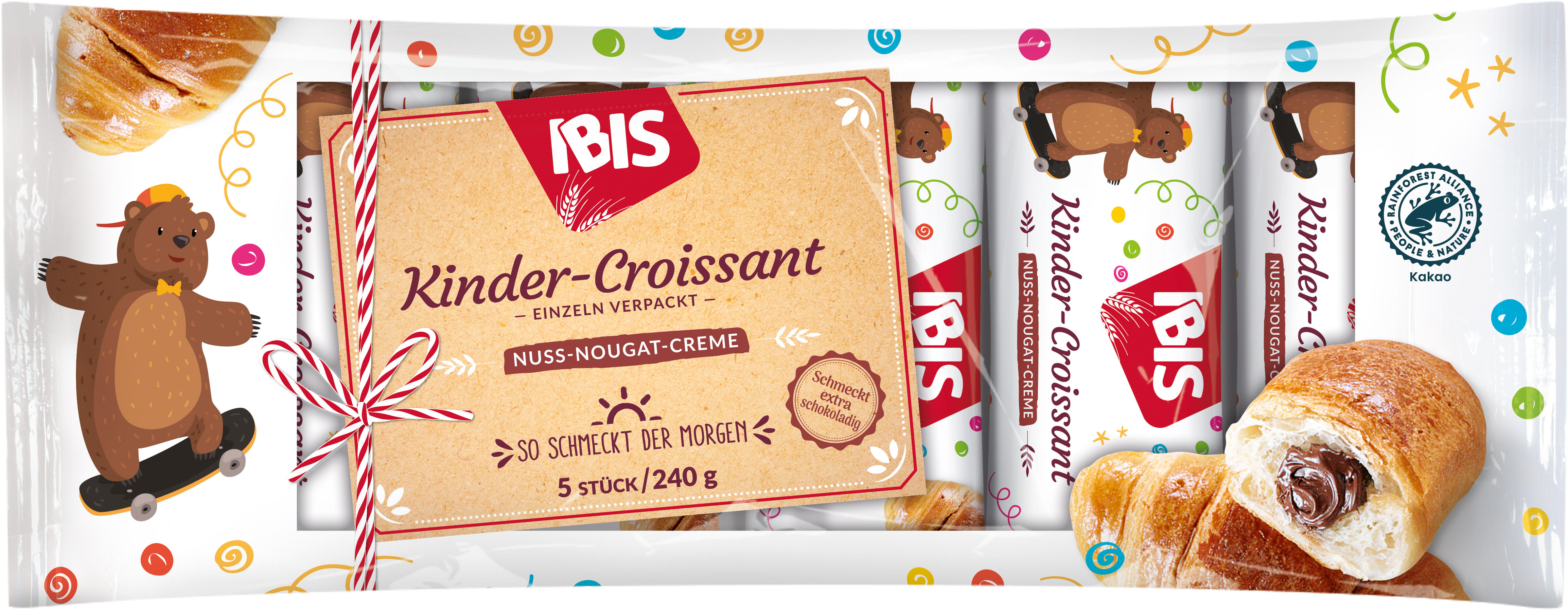Packshot Kinder-Croissant Nuss Nougat