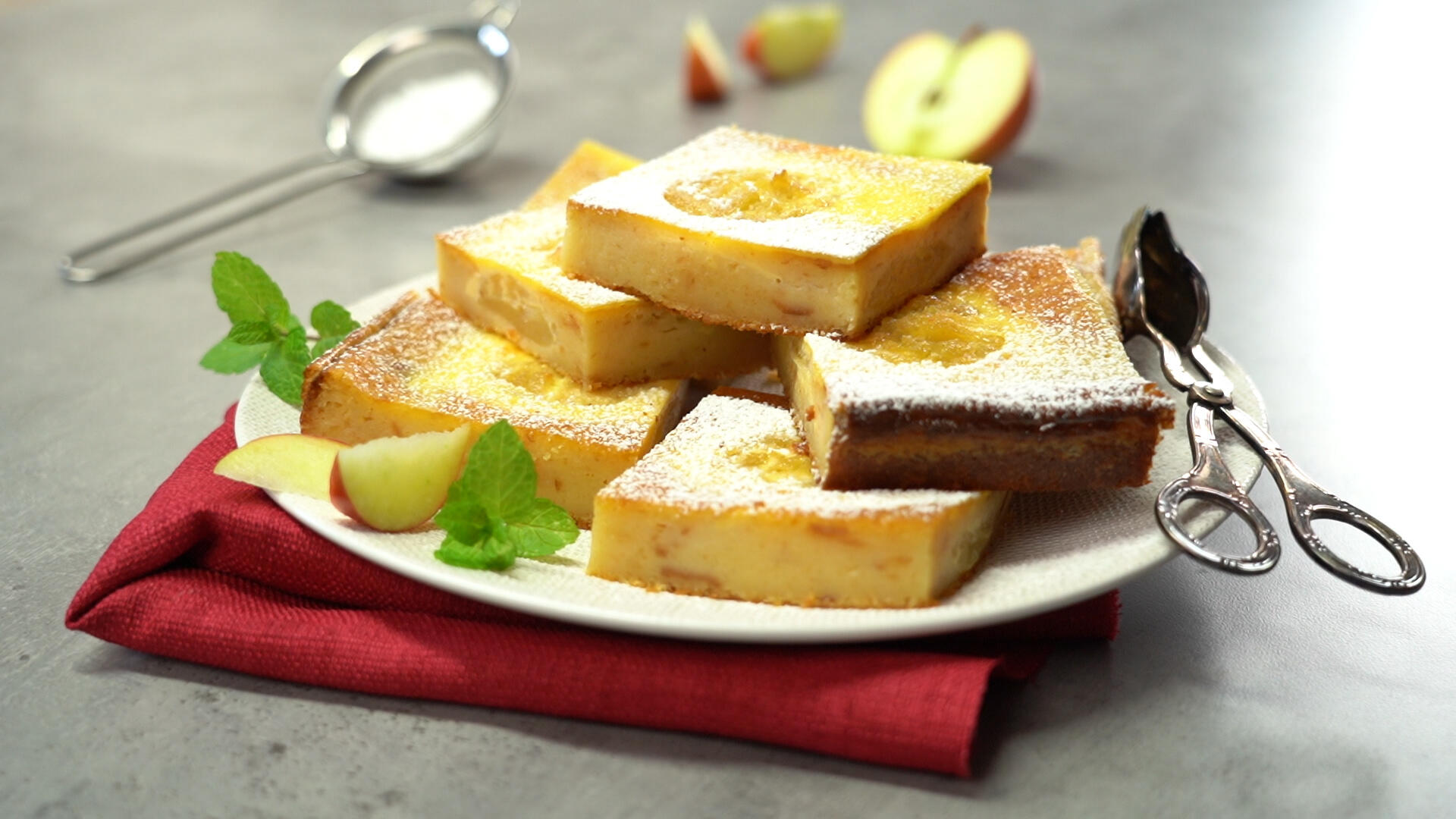Rezeptbild Apfelkuchen mit Ciabatta