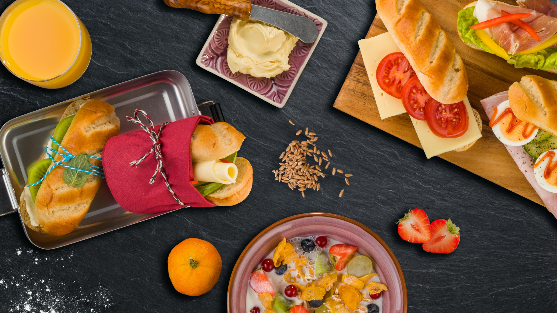 Dinkel-Milchbrötchen - vielfältig im Verzehr: süß und herzhaft ein Genuss und sowohl „to go“ als auch „at home“ geeignet.