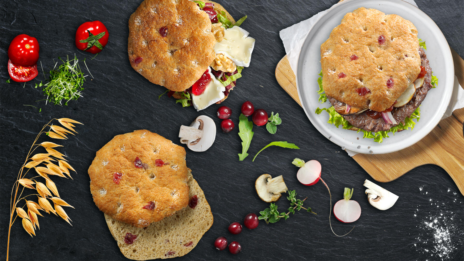 Produktfoto: Nordic Berry Burger Buns