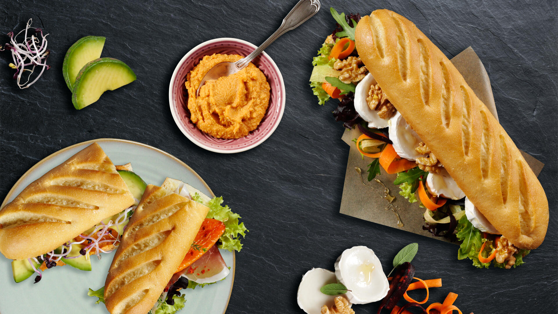 Produktbild Sandwich Baguette Brioche