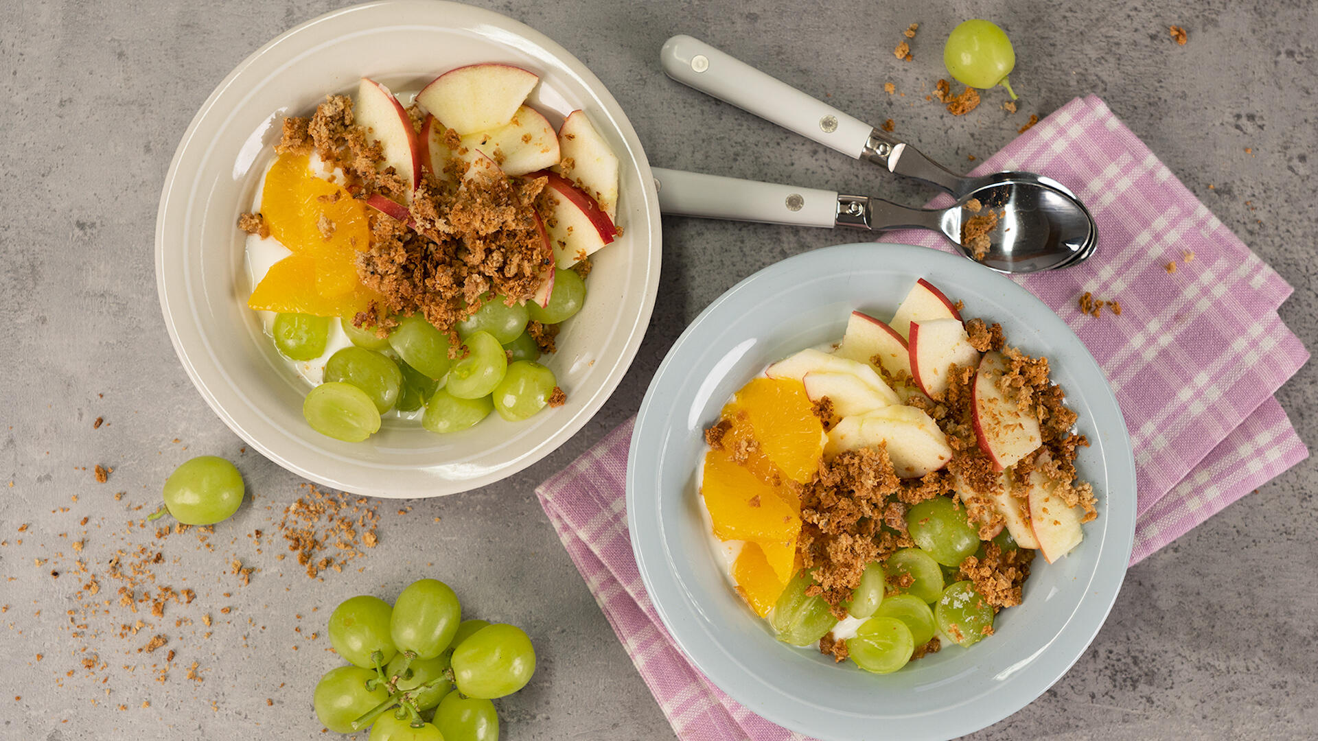 Rezeptbild Knuspermuesli mit Super Korn Brötchen