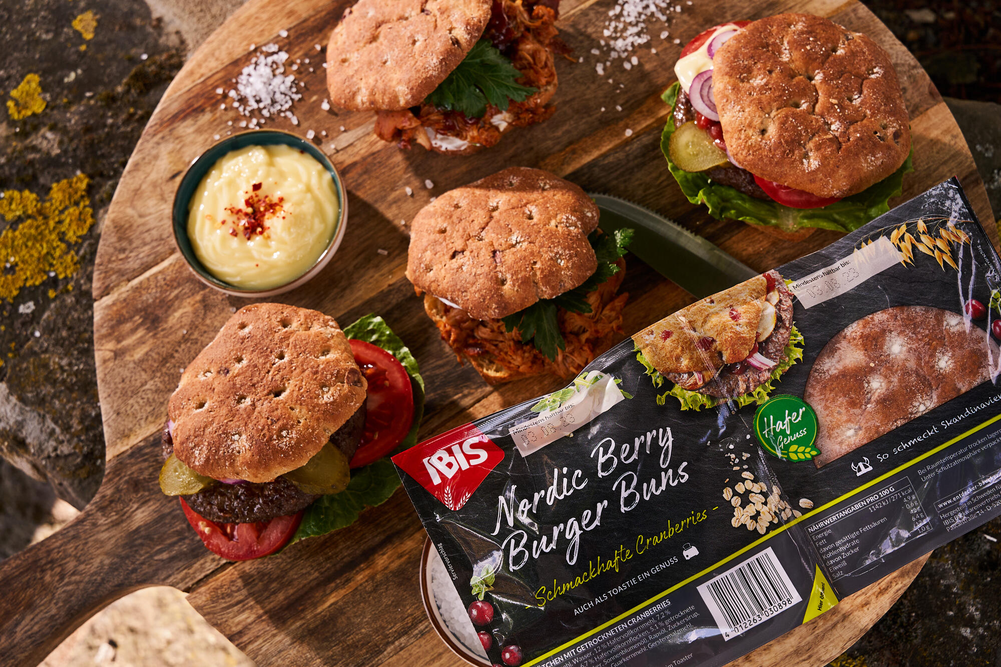 IBIS Nordic Berry Burger Buns