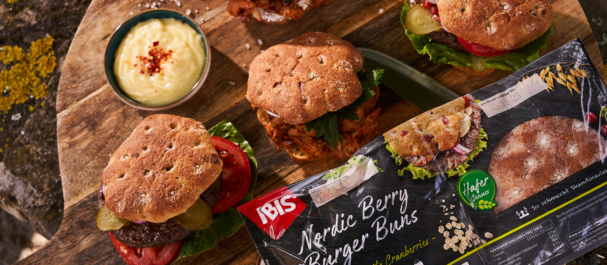 Nordic Berry Burger Buns