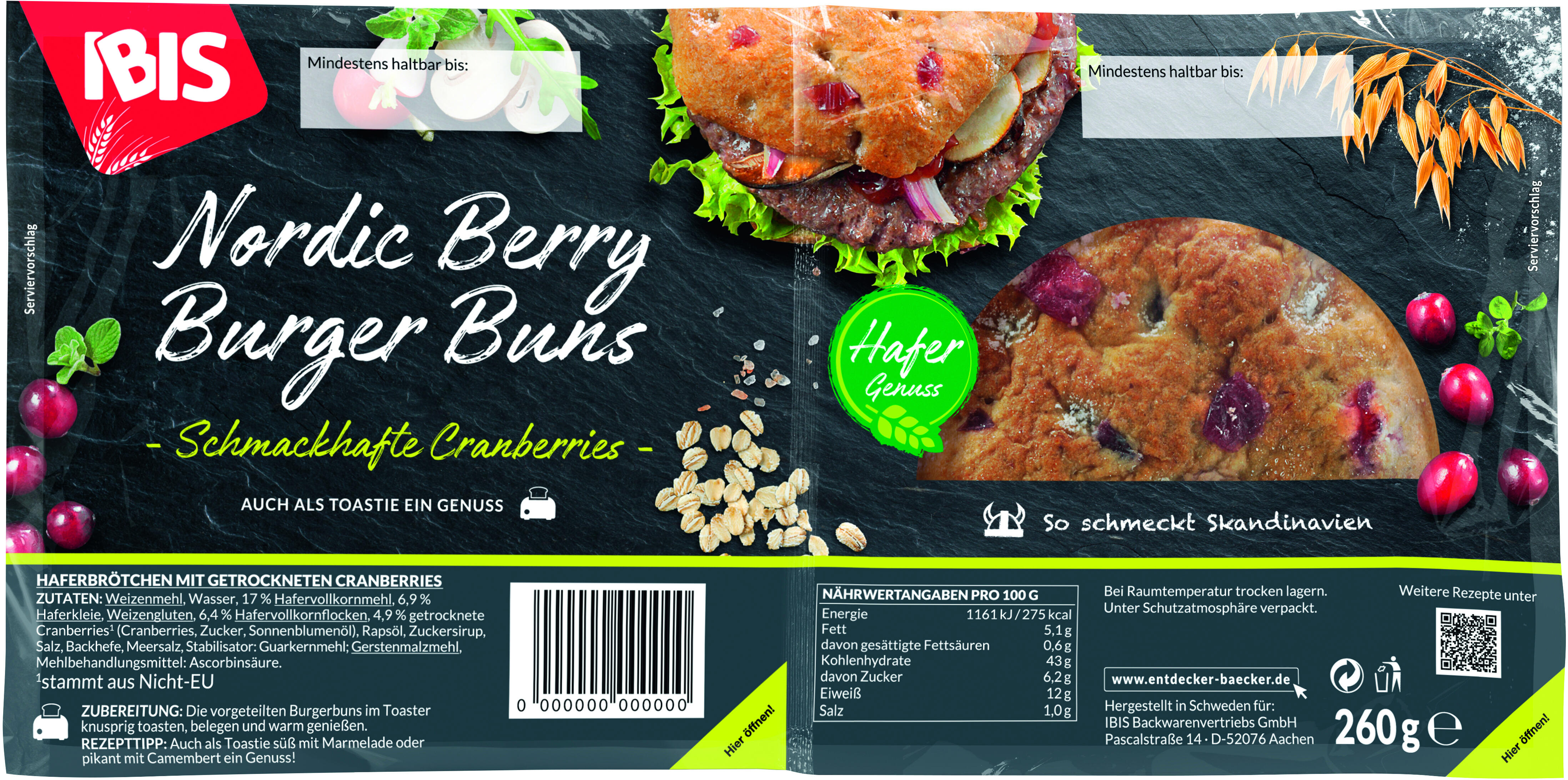 Packshot Nordic Berry Burger Buns