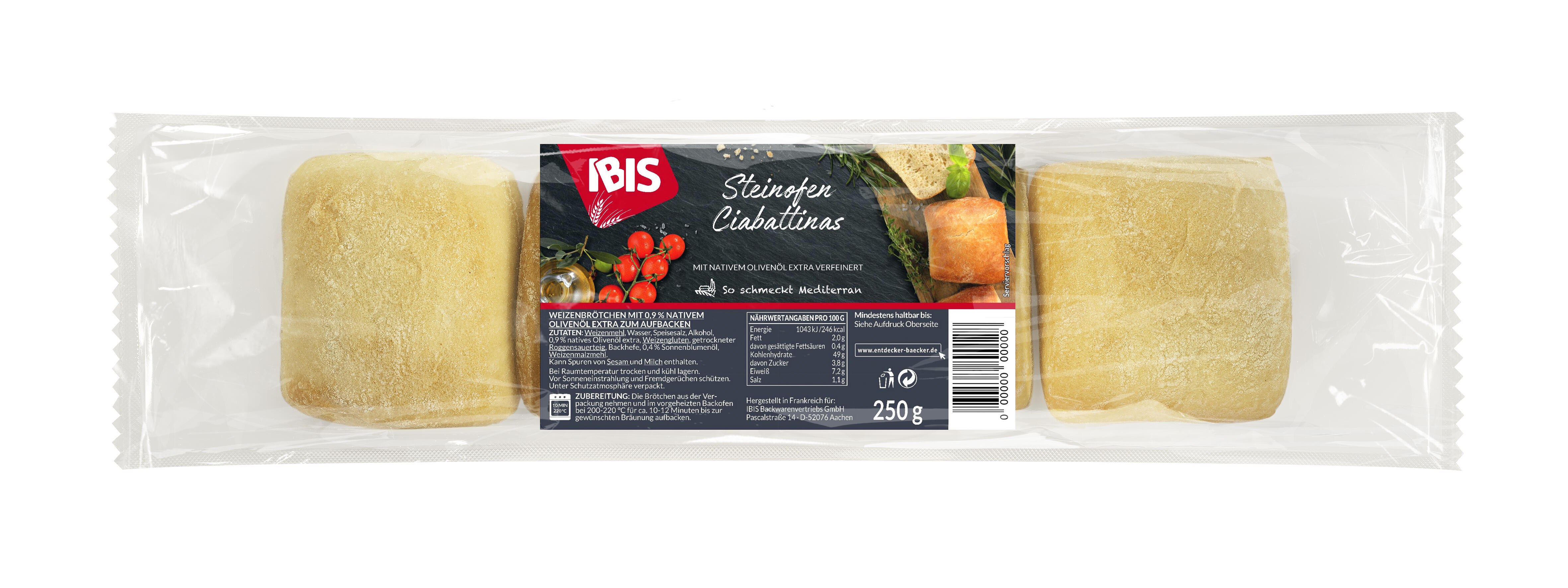 Verpackung Steinofen Ciabattinas